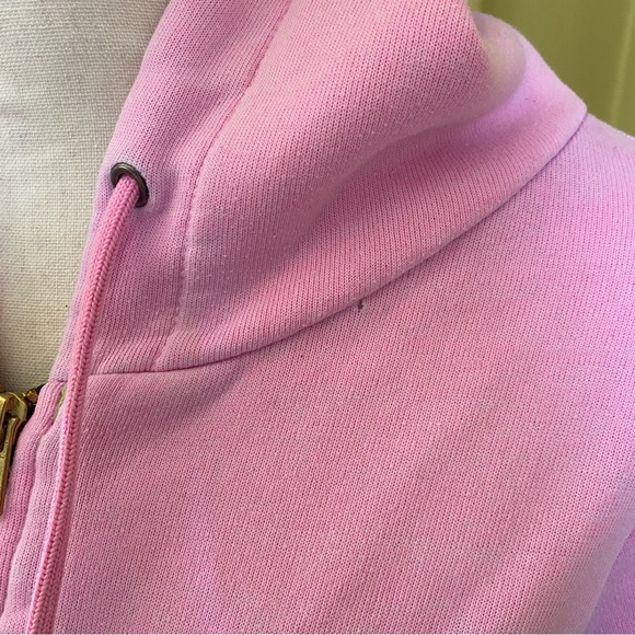 AVIATOR NATION 5-Stripe Hoodie in Neon Pink size S - Picture 3 of 12